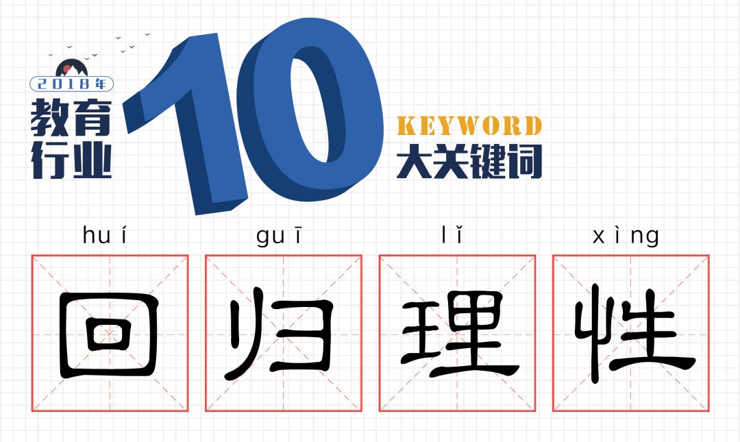 2018教育行业的10大关键词 在突变中逐渐走向规范