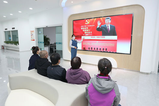 “电力彩虹”宣讲团深入一线宣传党的二十大精神